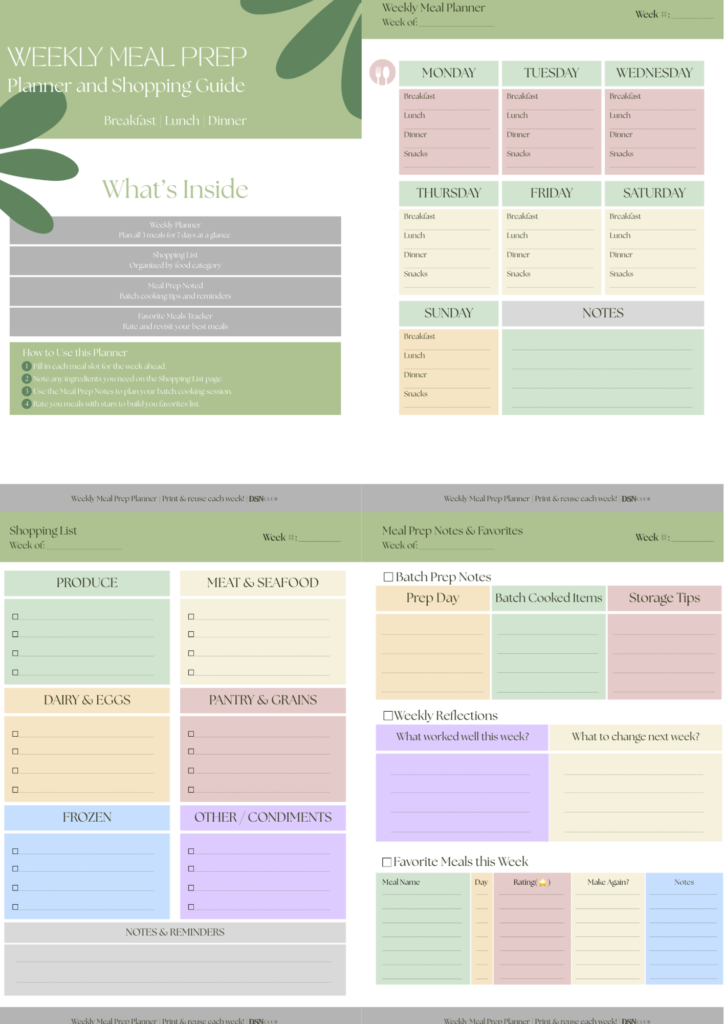 untitled design Weekly Meal Prep Planner